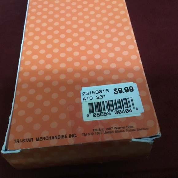 Bugs Bunny/Tasmania Pewter Letter Opener Looney Tunes Stamp Collection - Picture 6 of 10